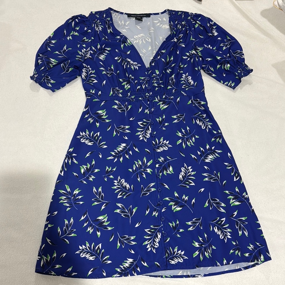 French Connection Blue Floral Dress